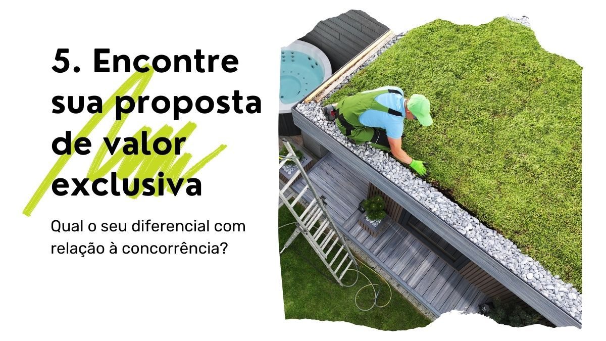 Jardineiro fazendo telhado verde