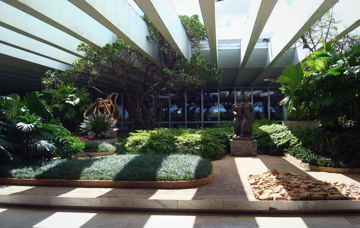 Sala interna do Palácio do Itamaraty - Oscar Niemeyer.